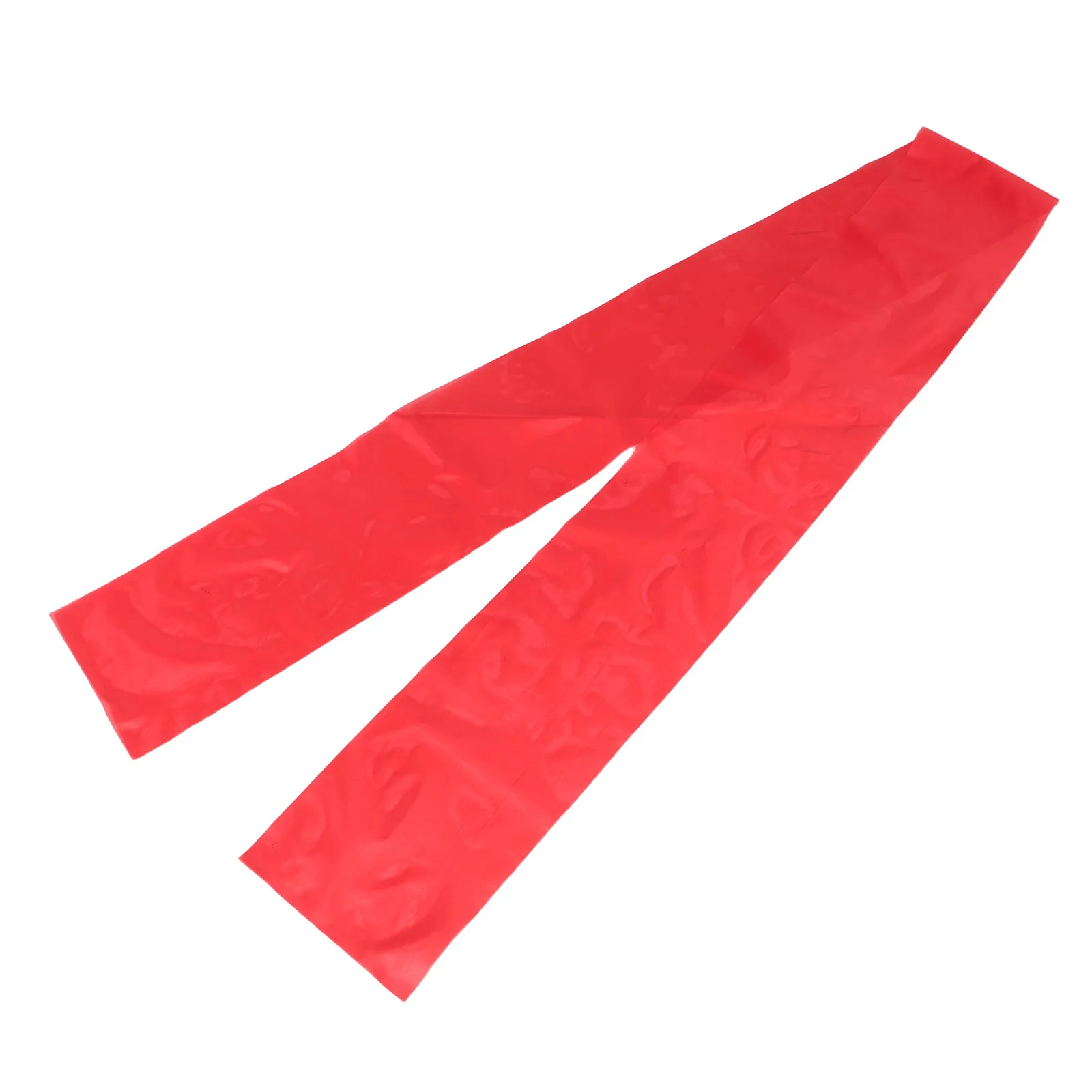 

2Pcs Red Silk Ribbon Drum Mallets Classical Dance Water Sleeves Square Dancing Performance Props Elegant Fluid Movement