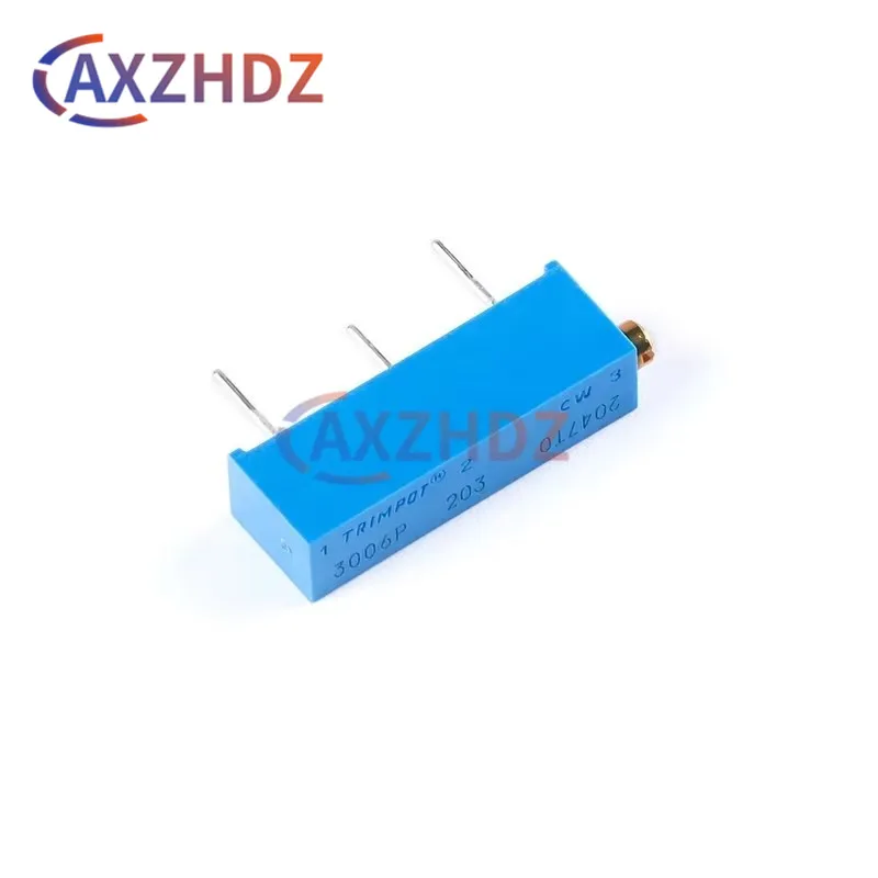 10PCS 3006P 100Ω - 1M 103 102 104 203 503 Trimmer Potentiometer Adjustable Resistor 500R 1K 2K 5K 10K 20K 50K 100K 200K 500K Ohm