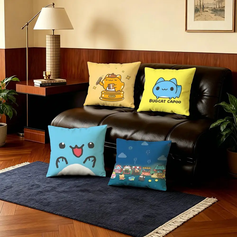 Popular B-Bugcat CapooS Cushion Cover 4Pcs Ultra Soft Short Plush Pillow Covers 40x40 45x45 Boho for Sofa Bedroom