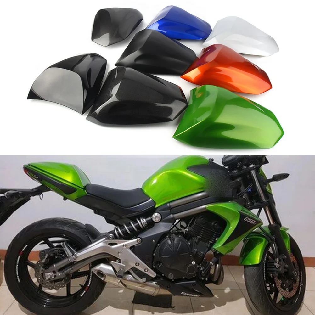 Capa de assento traseiro para kawasaki ninja 650 er6f er6n er6 n f 2012-2016 traseira pillion passageiro cowl acessórios da motocicleta carenagem