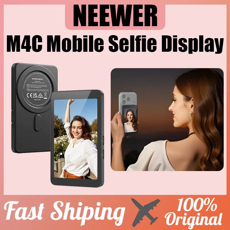 

NEEWER M4C селфи-дисплей для iPhone Xiaomi Huawei Samsung HONOR VIVO Google OnePlus селфи-экран с пультом Bluetooth