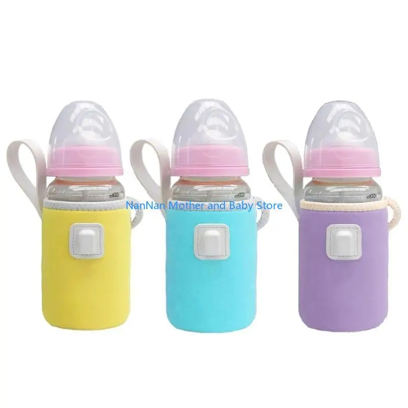 Milk Heat Keeper with Cable and Handle - usage example