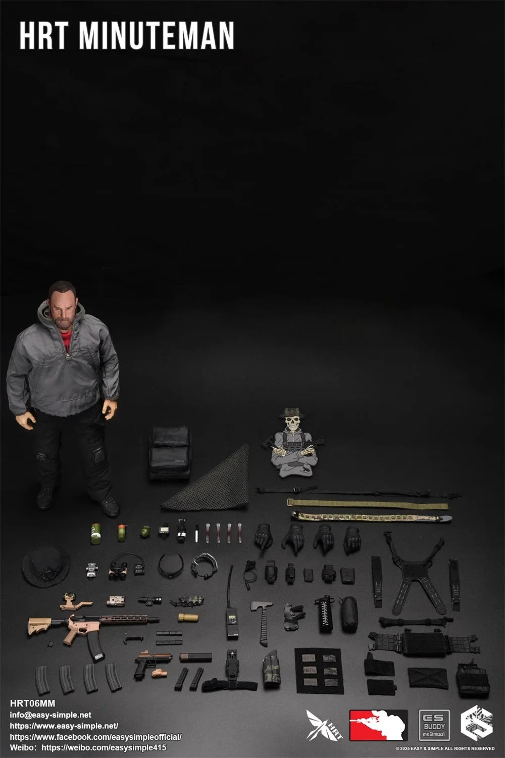 1/6 EASY&SIMPLE ES HRT06MM HRT Minuteman Jednostka Operacyjna Żołnierz Pełny Zestaw Ruchoma Figurka Akcji Prezent Dla Fanów Kolekcjonerski Dostępny