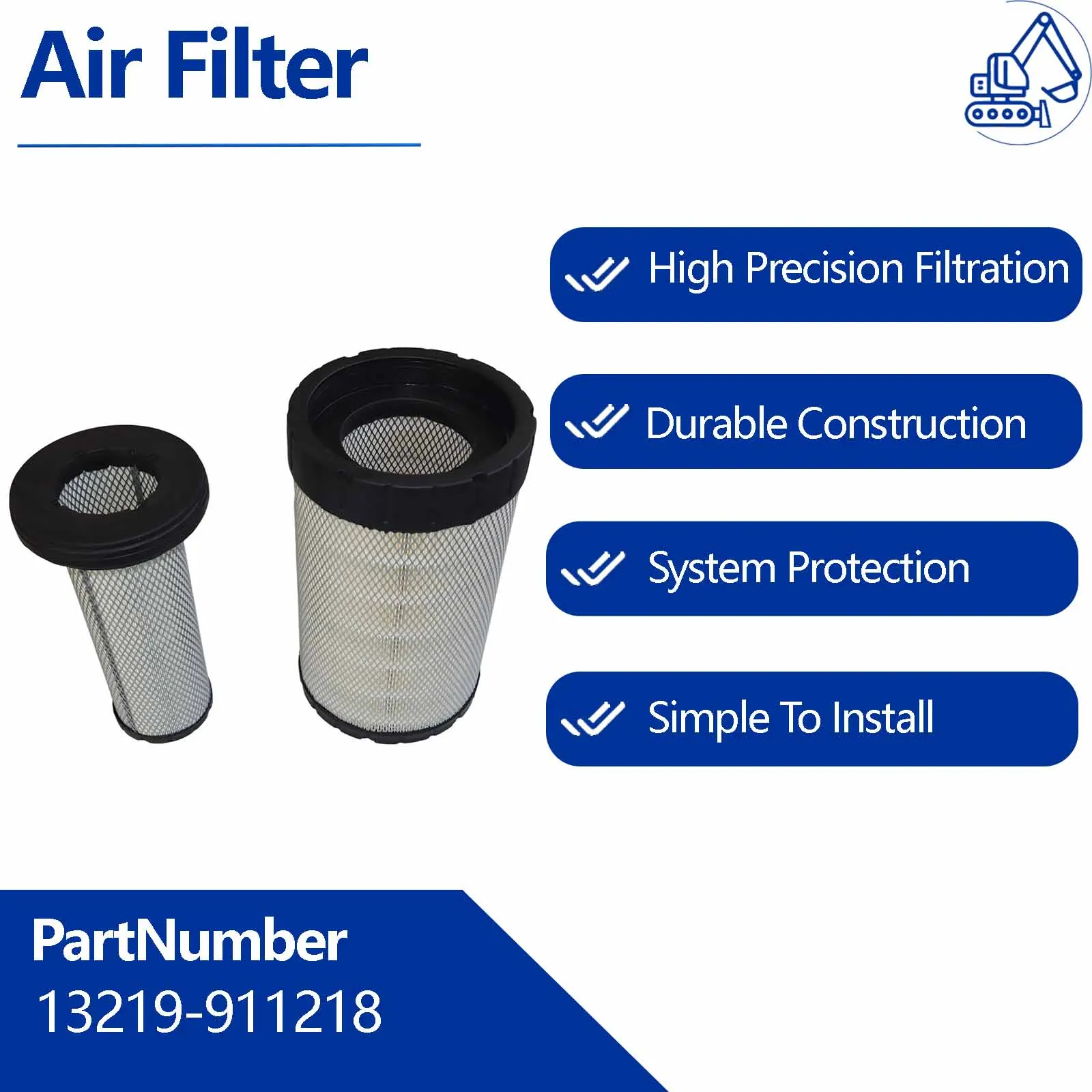 Air Filter 13219-911218 For leopard cat 230
