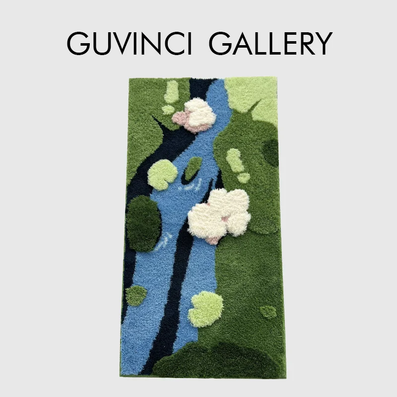 

GUVINCI The Song Of Seasons Inspired Art Carpet Super Soft Plush Area Rugs Non-Slip Doormats Bath Mat 70x140cm Spring Sense