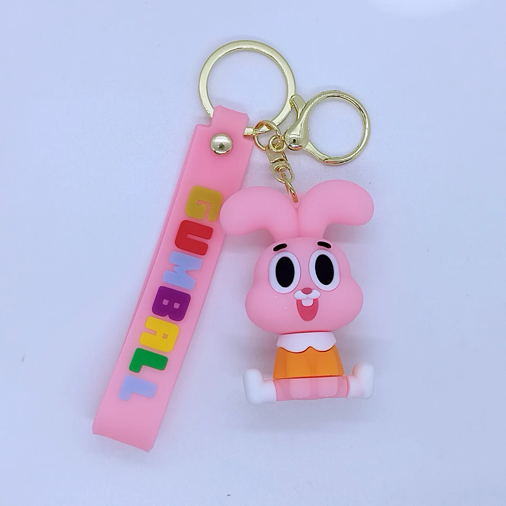 Creative Amazing Cartoon World of Gumball Keychain Car Decoration Backpack Pendant Accessories Children\'s All Hallows\' Day Gifts
