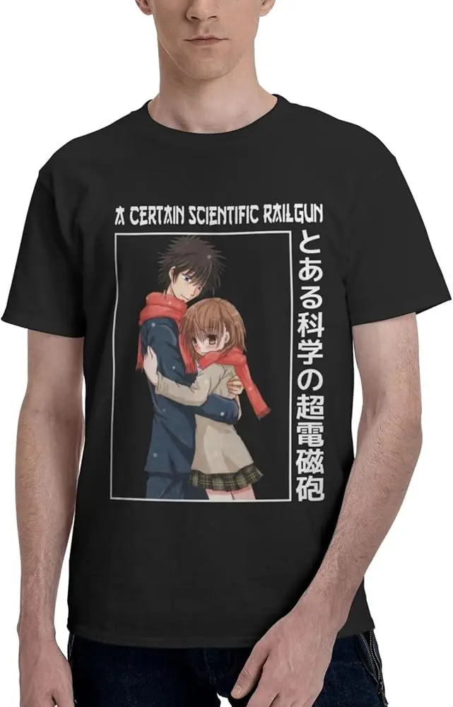 Anime A Certain Manga Magical and Index T Shirt Man's Summer Cotton Crew Neck Fashion Tee Cool Casual Tops