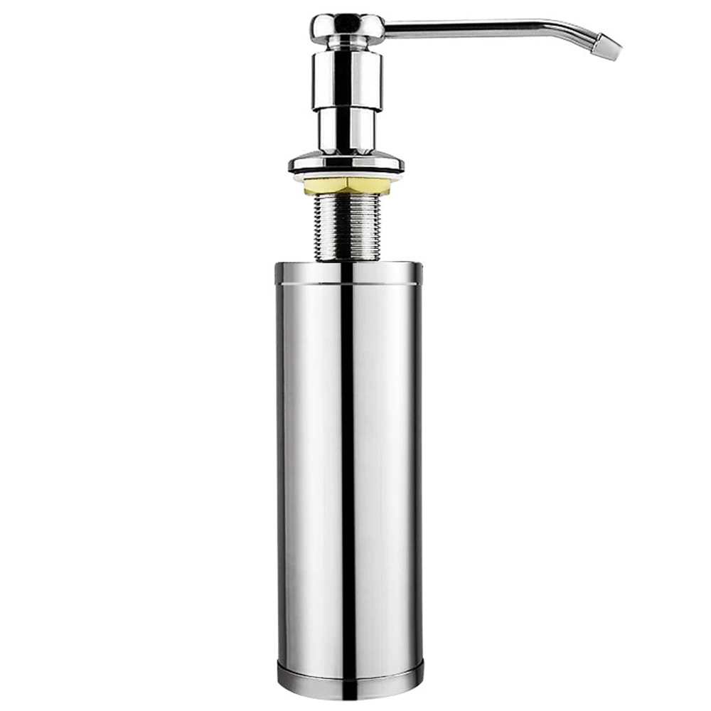 Stainless Steel Soap Dispenser for Kitchen Sink Detergent Dispenser Bathroom Manually Press Liquid Dispenser Kitchen Accessories