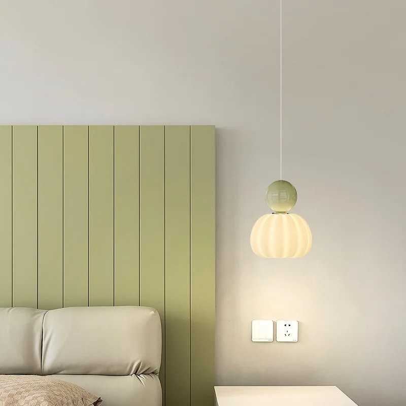 Postmodern Designer Pendant Lights Cream Style Internet Bar Counter Bauhaus Bedroom Bedside Study LED Ceiling Light Luminaires
