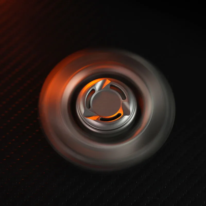 สปินเนอร์โลหะสแตนเลสแบบกลไก ของเล่นหมุนปลายนิ้ว บรรเทาความเครียด ลดความวิตกกังวล