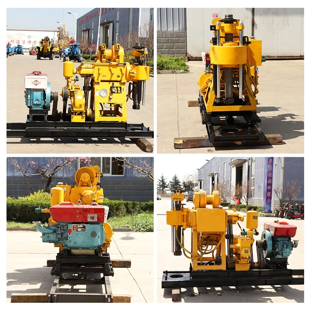 Borehole Core Drilling Rig for Levee Survey Subgrade Grouting and Central Air Conditioner Pipe Installation