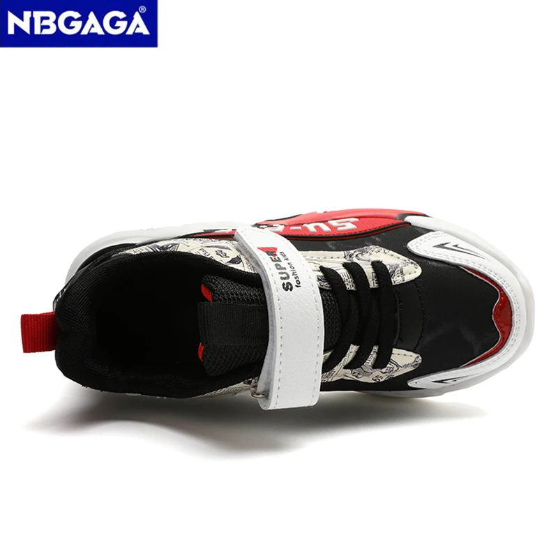 Sport Kids Sneakers Boys Casual Shoes For 5-16Years Old Children Tennis Leather Non Slip Fashion Running Shoes