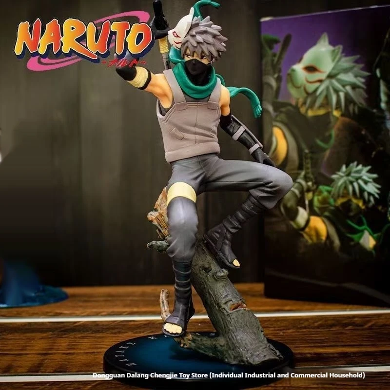 

Naruto Shippuden Hatake Kakashi Anbu Action Figure Running Raikiri Konoha Ninja Pvc Statue Desktop Decoration Anime Collection