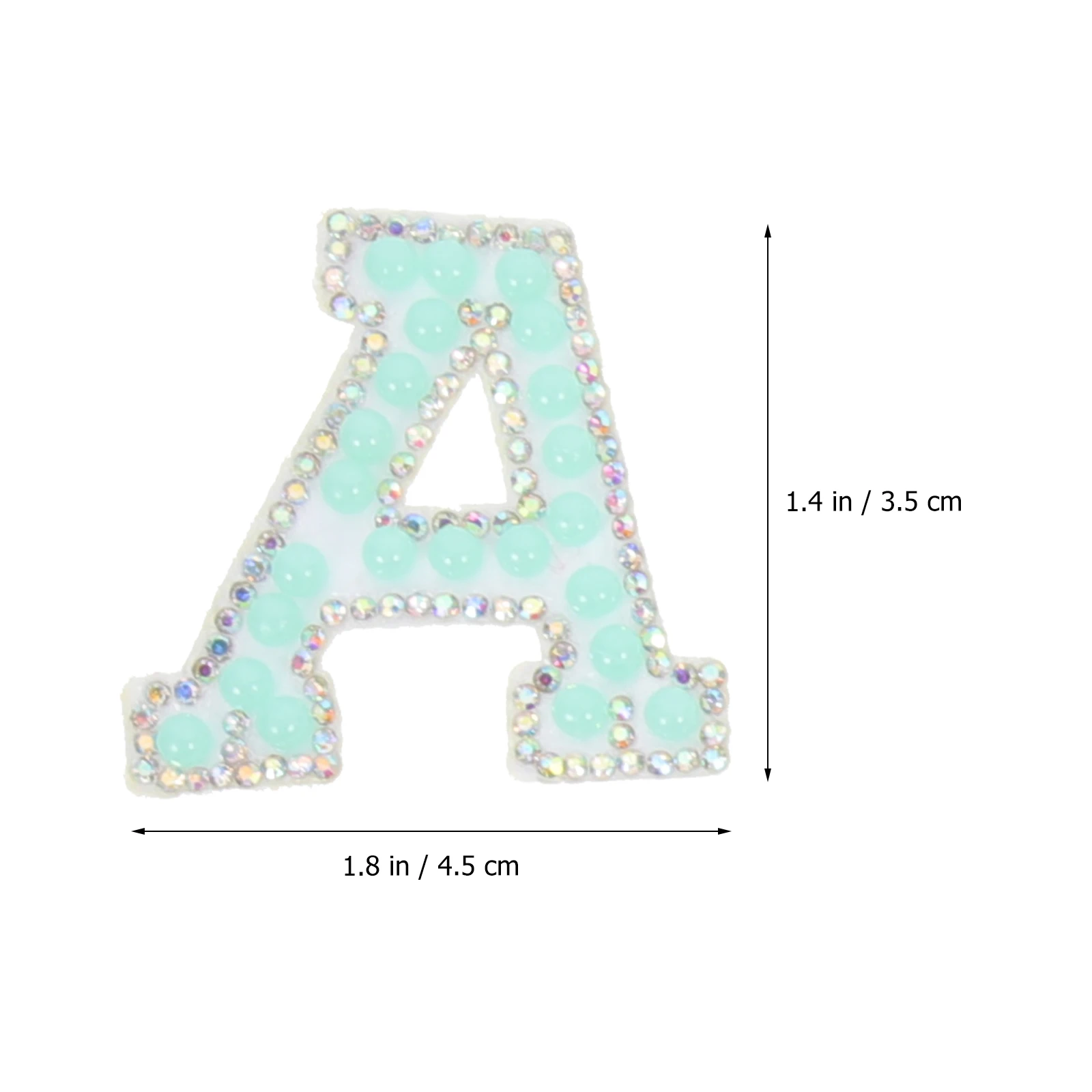 

26pcs Bling Letter Patch Glitter Alphabet Applique English Letters For Diy Craft Clothing Repair Accessories Decorative Fabric