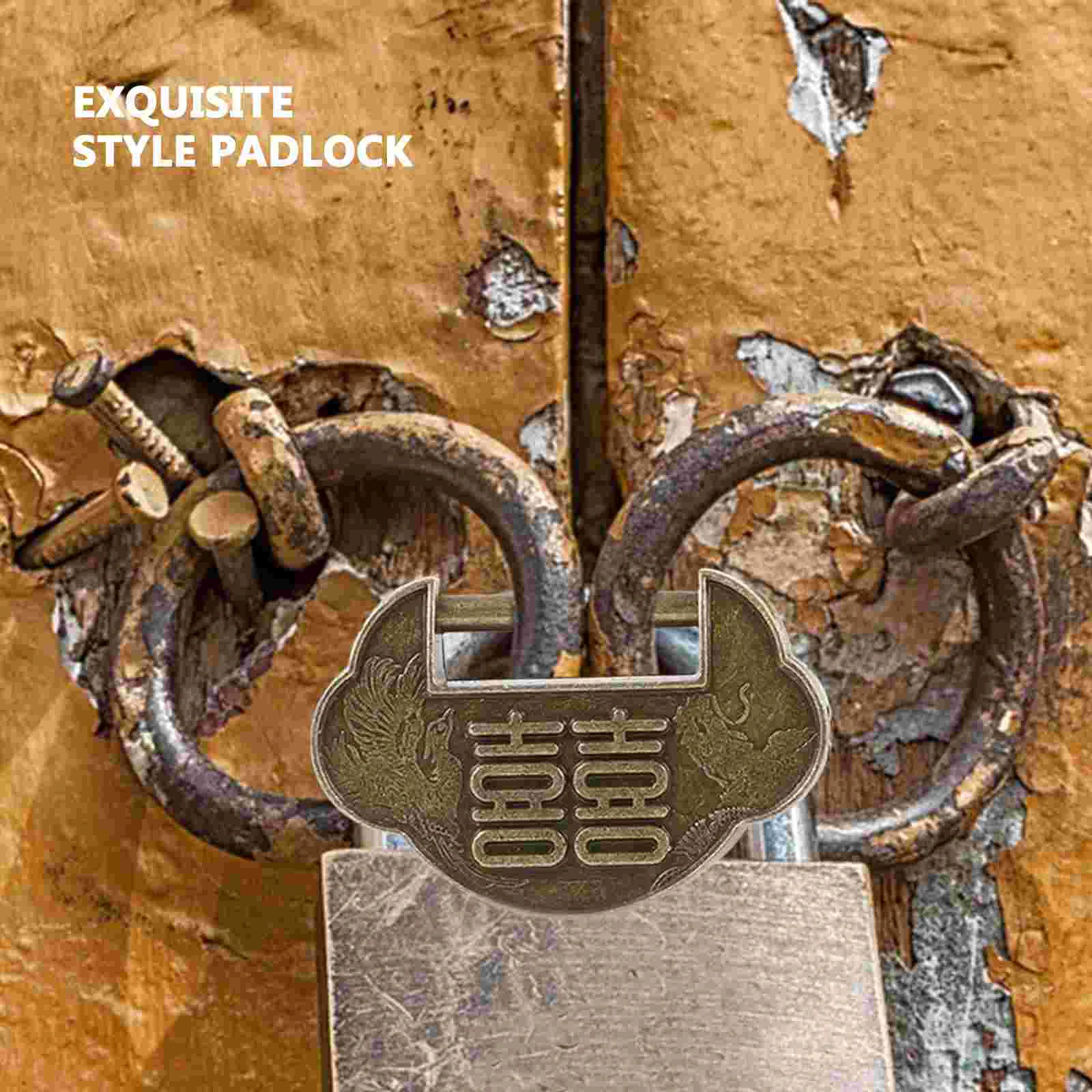 Маленькие замки, ключи, ящик, декоративный навесной замок, защелка, винтажная пряжка, деревянные коробки из цинкового сплава