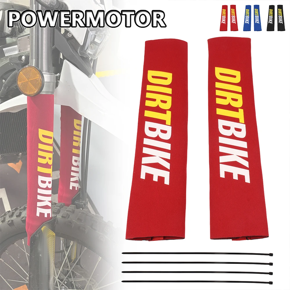 Motorrad Universal Gabel Staub-Proof Schutz Hinten Stoßdämpfer Schutz Wrap Abdeckung Für KTM Honda Kawasaki Teile Enduro