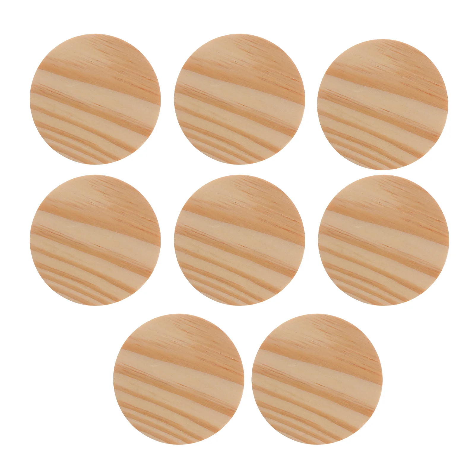 

8Pcs Wooden Mason Jar Lids Premium Sealing Covers for Glass Bottles Cups Kitchen Storage Accessories Bottle Lid Cover