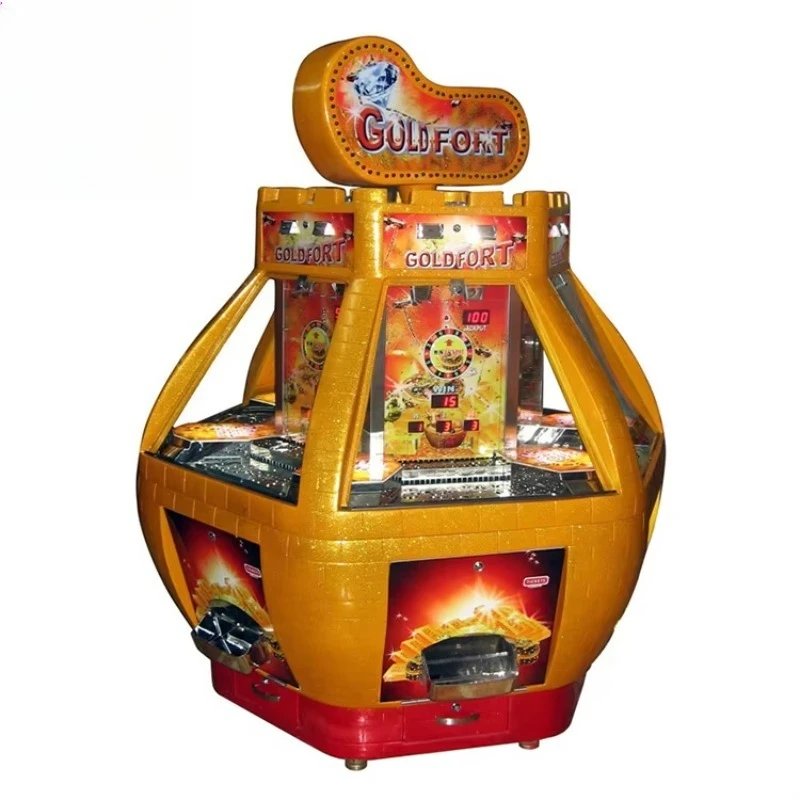 Custom Hotselling Coin Operated Arcade Amusement Lottery Ticket Coin Pusher Game Machine