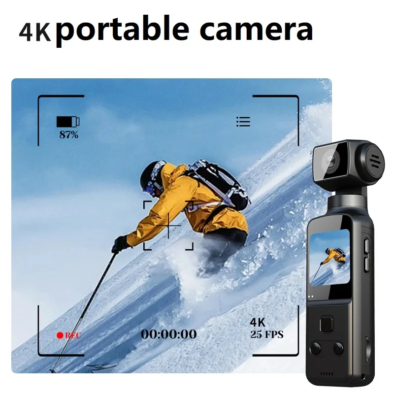 

Цифровая экшн-камера 4K, экран 1,33 дюйма, вращение на 270 градусов, запись передачи Wi-Fi, легкие портативные спортивные камеры движения K1