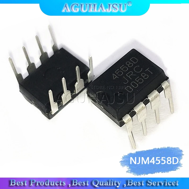

10 шт. NJM4558D черный пластиковый защитный чехол NJM4558 черный пластиковый защитный чехол JRC4558D JRC4558 новый и оригинальный