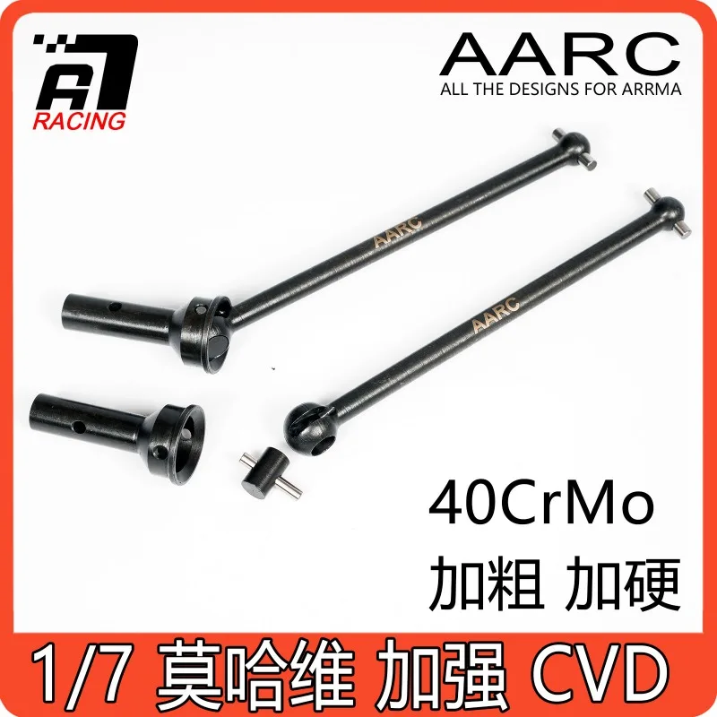 

For ARRMA 1/7 Mojave RC Short Course Truck, 40 Steel Heavy Duty CVD Driveshafts, Dog Bones, CVD AXLE Full Drivetrain Upgrade Set