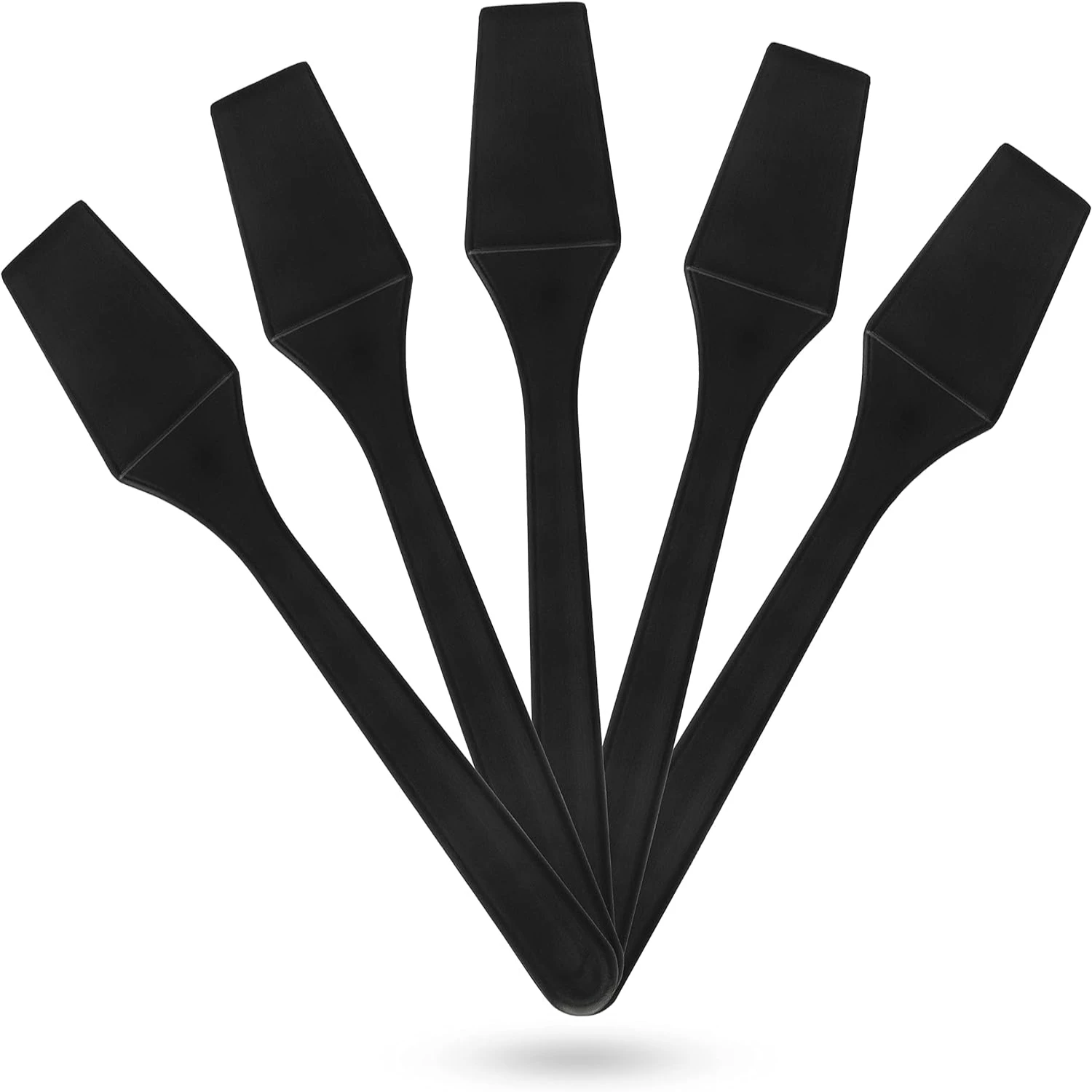 

Convenient and Versatile Multi-functional Small Plastic Spatulas - Pack of 100 for Mixing, Scraping, and Skincare - Handy Beauty