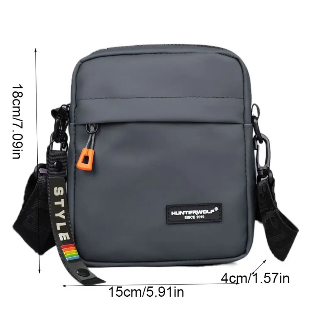 Мужская сумка через плечо из искусственной кожи в японском стиле, большая вместительная сумка на плечо, минималистичная многофункциональная спортивная сумка для фитнеса на каждый день