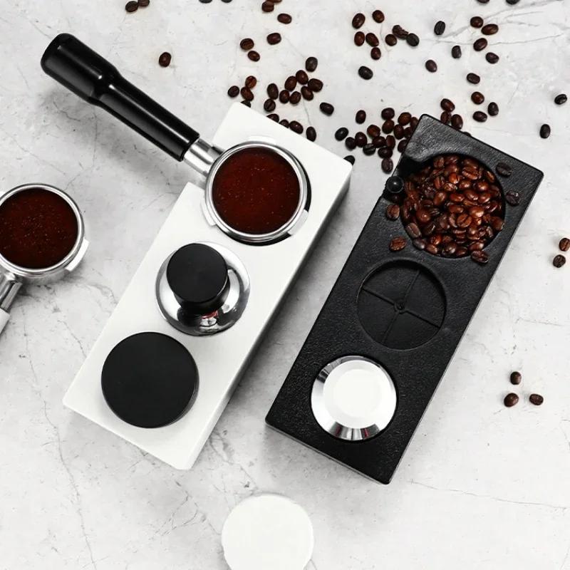 51/53/58MM Universal Coffee Tamper Base Storage Holder ABS Coffee Machine Handle Powder Dispenser Anti-slip HomeCafe Accessories