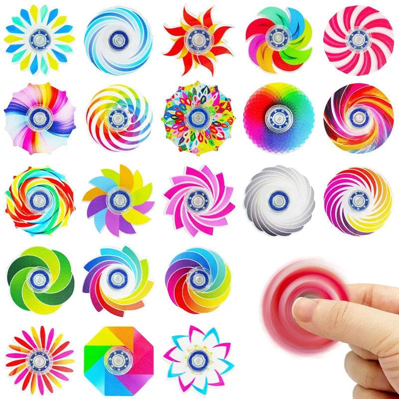 10PCS Mini Fidget Spinner Toys Bulk Party Favors for Kids Birthday Gifts Goodie Bags Stuffers Classroom Carnival Prizes Supplies