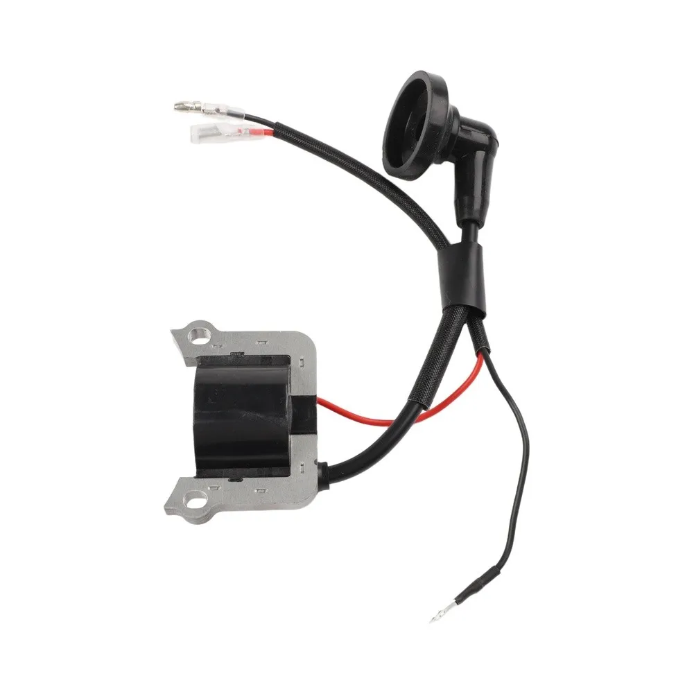 FS40 Ignition Part Brushcutter Ignition Coil Metal Construction Black Finish Lightweight Design Precision Engineered