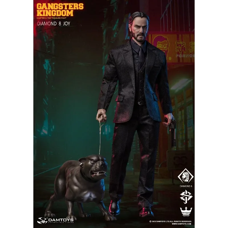 Spot DAMTOYS Origineel Gangster Kingdom Block 8-Joey eindproduct Beweegbare pop Beweegbare soldaat Model Ornament Gift Collection