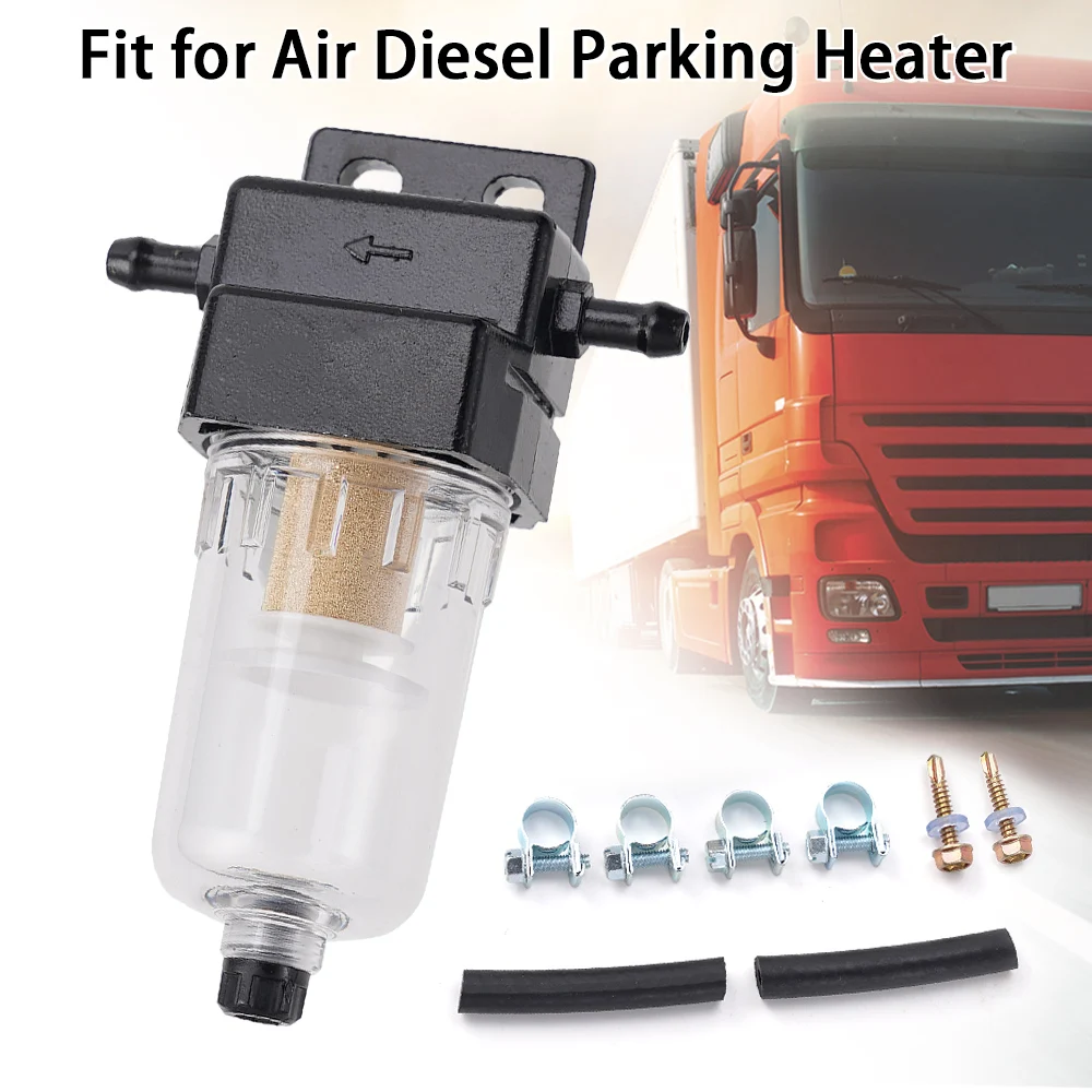 Heated Diesel Filter Diesel Water Separator Filter Kit Diesel Generator Engine Car Truck Replacement Car Accessories