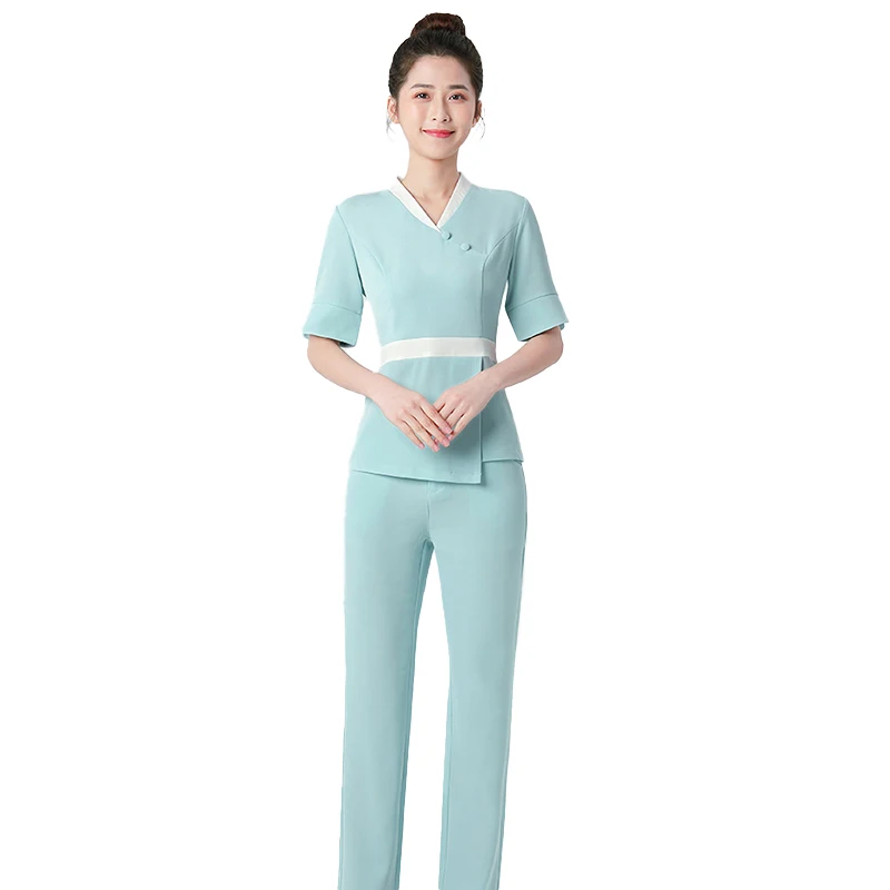 

Spa Uniform For Beauty Salon Women Workwear Beauty Clothing Beautician Scrubs Work Clothes Beauty Salon Artist Massage Clothes