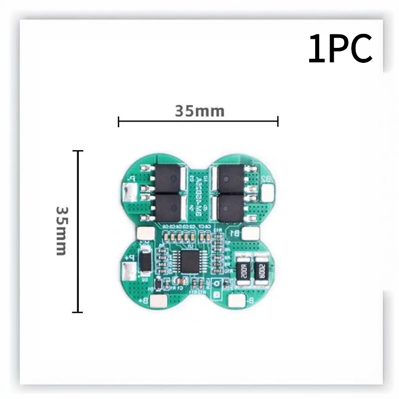 1PC 4S 16.8V 25A Ternary Lithium Battery BMS Board With Protection, For 18650 Power Tools Solar LED Light.