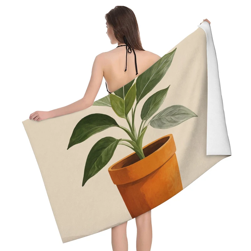 Home bath towels for the body towels bathroom quick drying microfiber beach man large sports towel Fruit plant boho simple ins