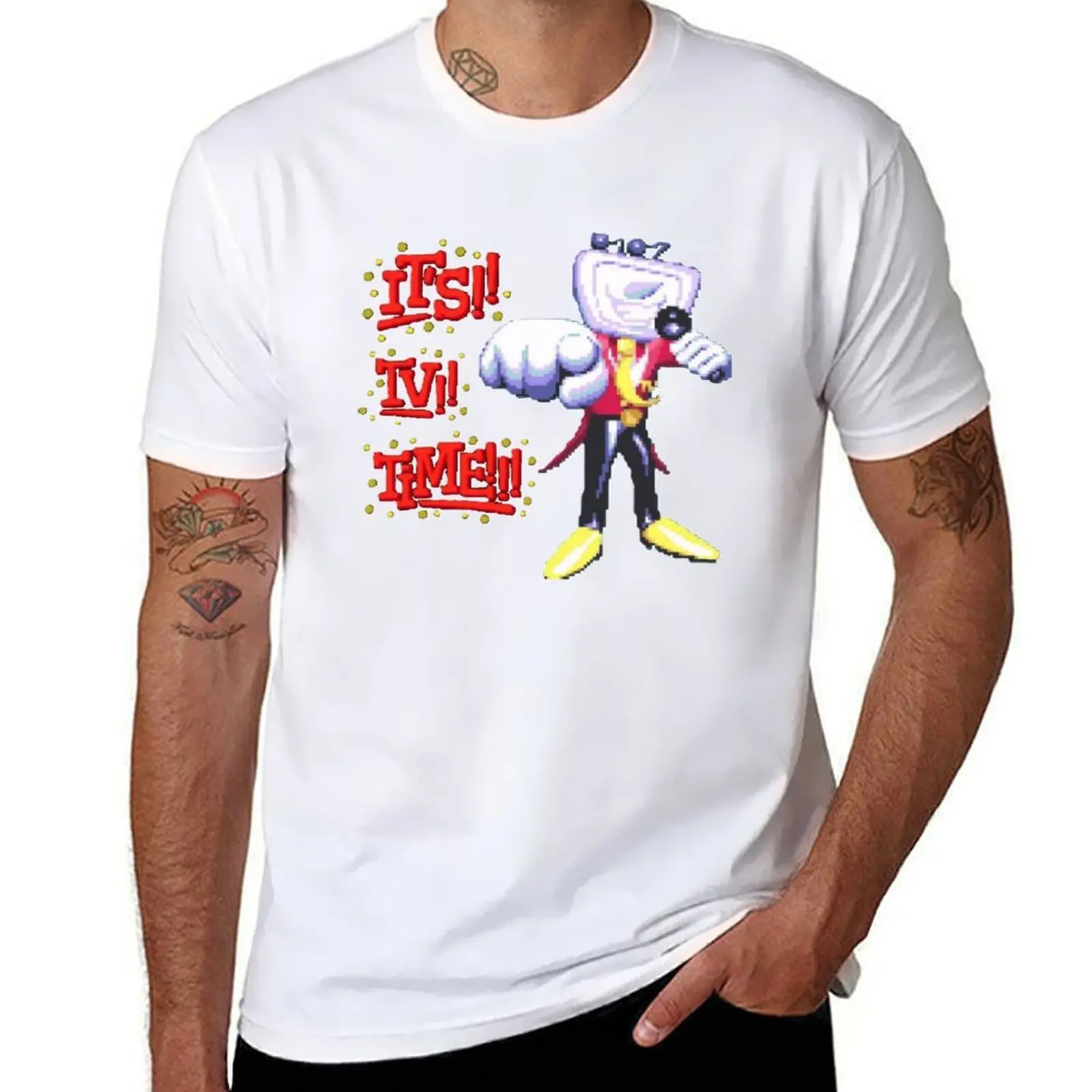 

Deltarune- Mr. Tenna It's TV TIME! T-Shirt funny t shirts cotton t shirt custom print T-Shirt