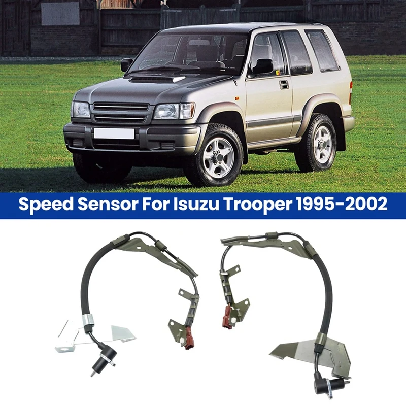 Car Front Left And Right ABS Speed-Sensor Set For Isuzu Trooper 1995-2002 8971323071, 8971323081