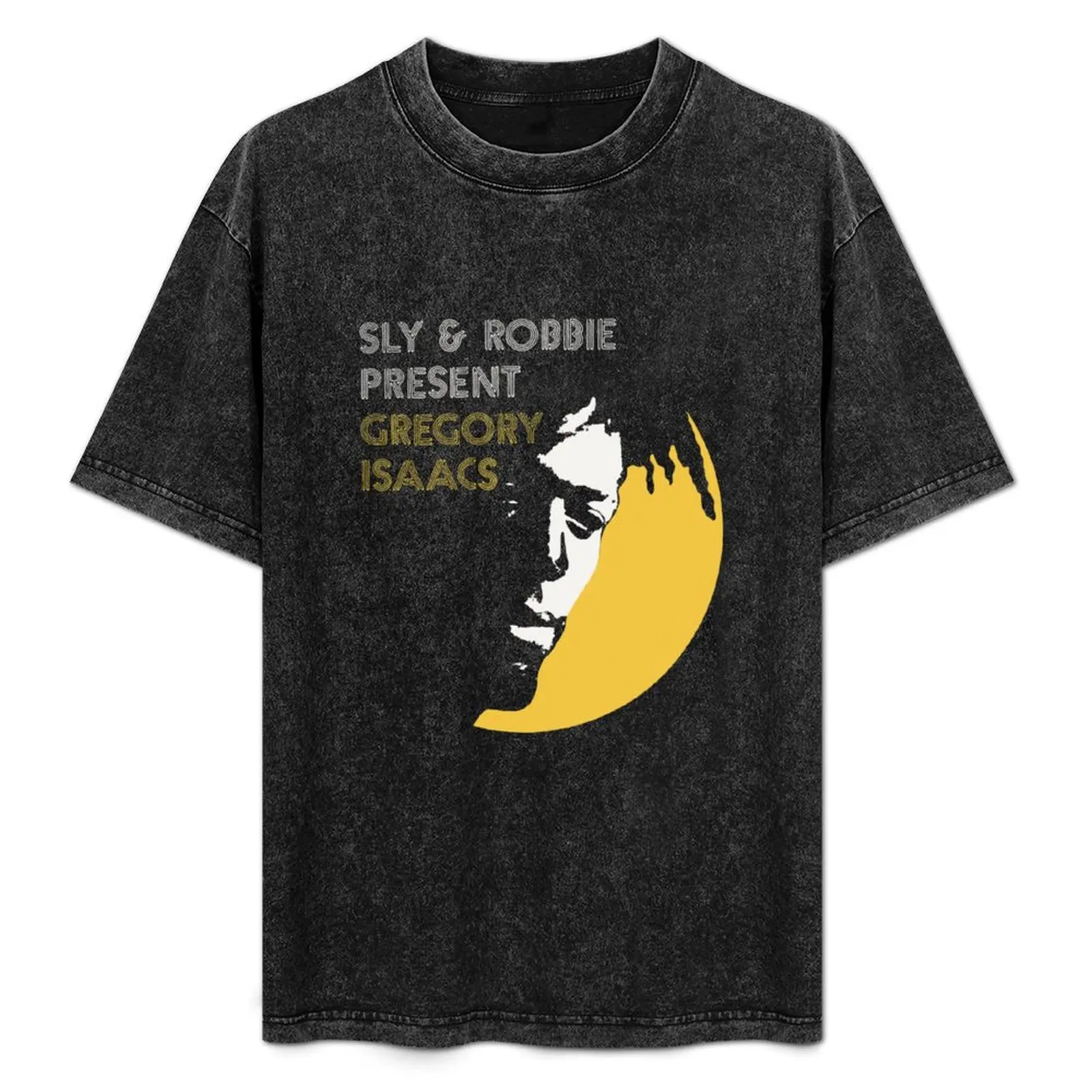 

Sly And Robbie Present Gregory Isaacs T-Shirt Lightweight Basic Short Sleeve Shirt