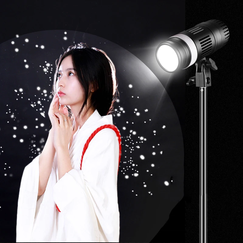 RGB LED Fill Light Studio Video Light 3200K-6500K Dimmable Bowens Light Remote Control Video Recording 110V-240V