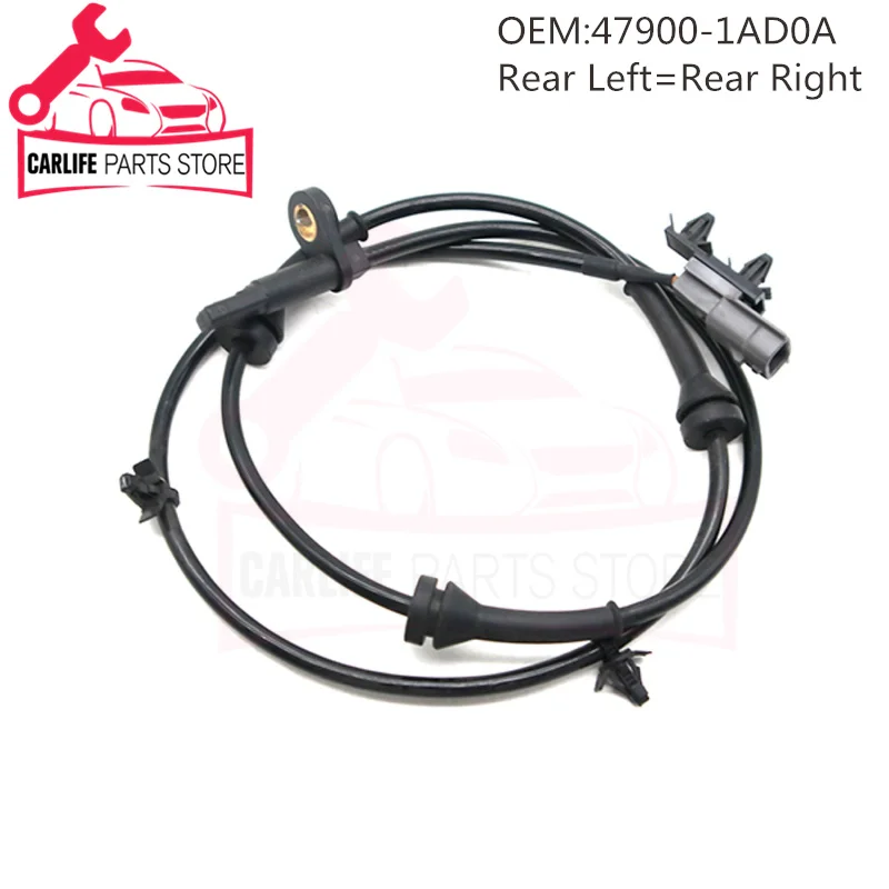 

47900-1AD0A 479001AD0A For Nissan Quest LE S SL SV Murano New 47900-1AD0B 479001AD0B ALS2273 Rear LH & RH ABS Wheel Speed Sensor