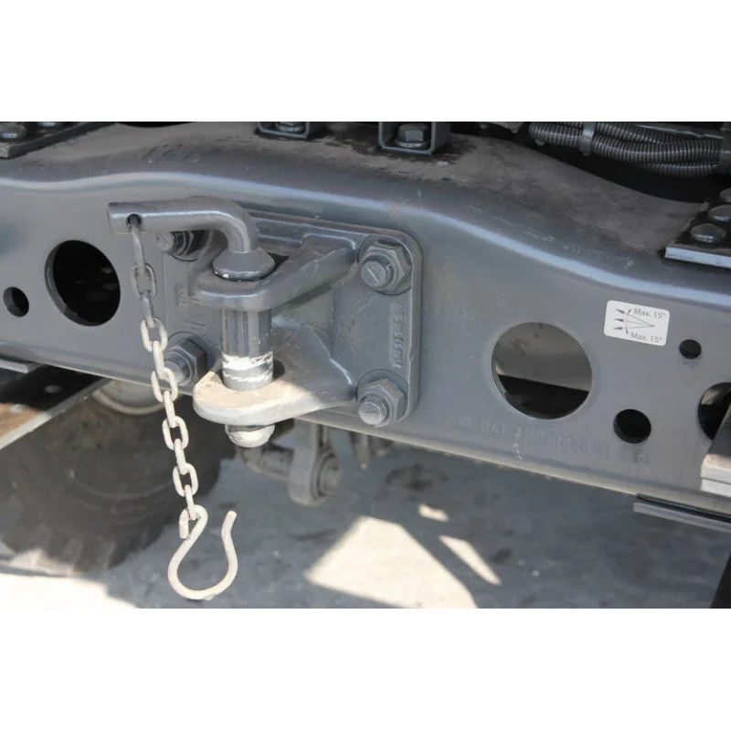 RC 1/14 Metall-Heckträger Ersatz-Heckhaken für Tamiya Hydraulikbagger Lader Muldenkipper für VOLVO Anhänger Kipper DIY-Teile – Detail 3