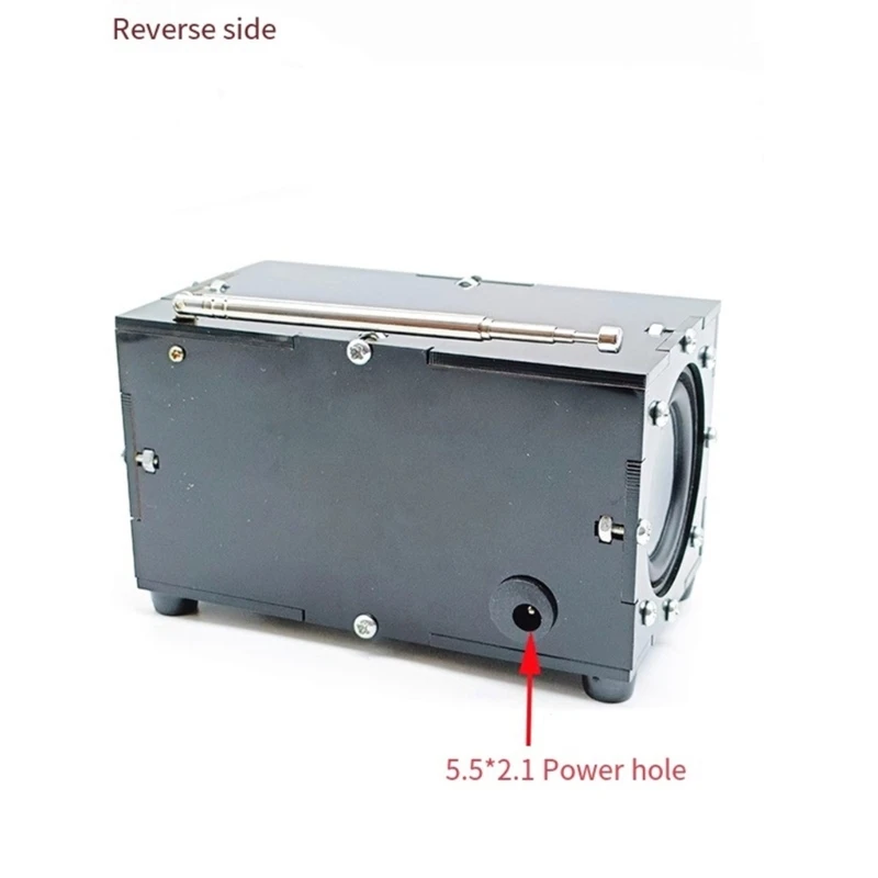 FM Receiver Assemble Set 5W 4Ohm with Advanced LCD Screen, Imported PAM8406 Composition For Soldering Practice