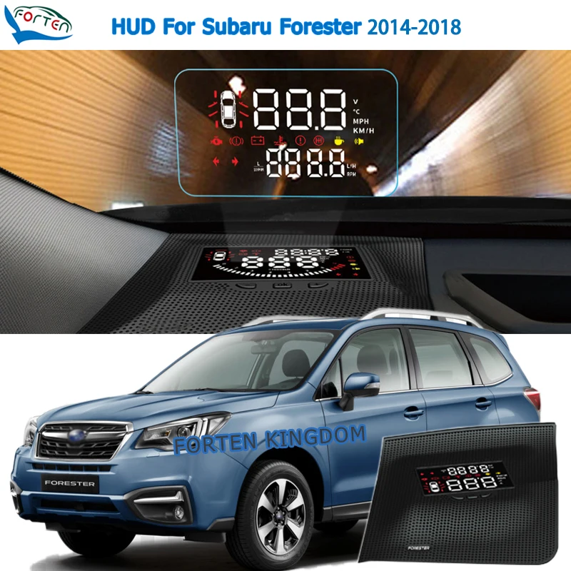 

Car Electronic HUD Head Up Display Speedometer Projector For Subaru Forester 2014-2023 Safe Driving Screen Airborne computer