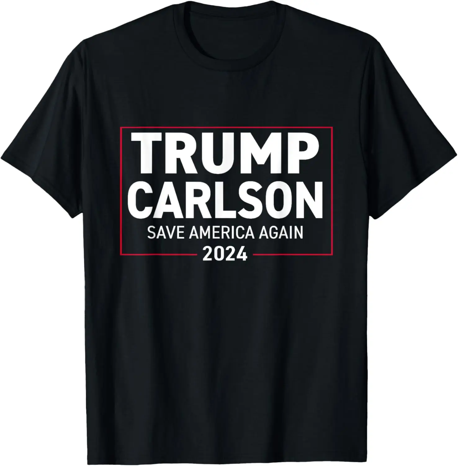 

Trump Carlson 2024 President Election Pro America US Flag T-Shirt