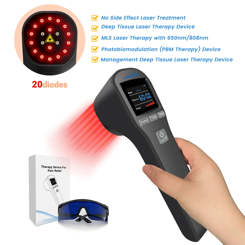 LLLT Therapy Class 1 Laser for Dogs for Veterinary Use Improved Nerve Function Dog Laser Treatment for Arthritis Acute Otitis