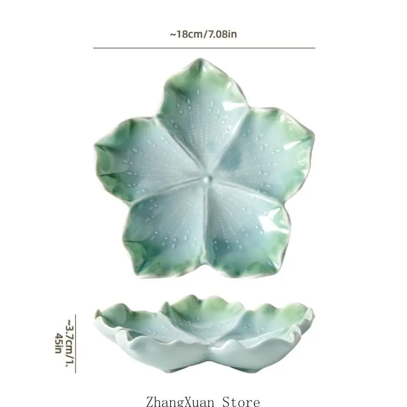 Flache Schmuckschale in Blumenform für kleine Essentials und den Desktop-Einsatz 3XUF – Detail 6
