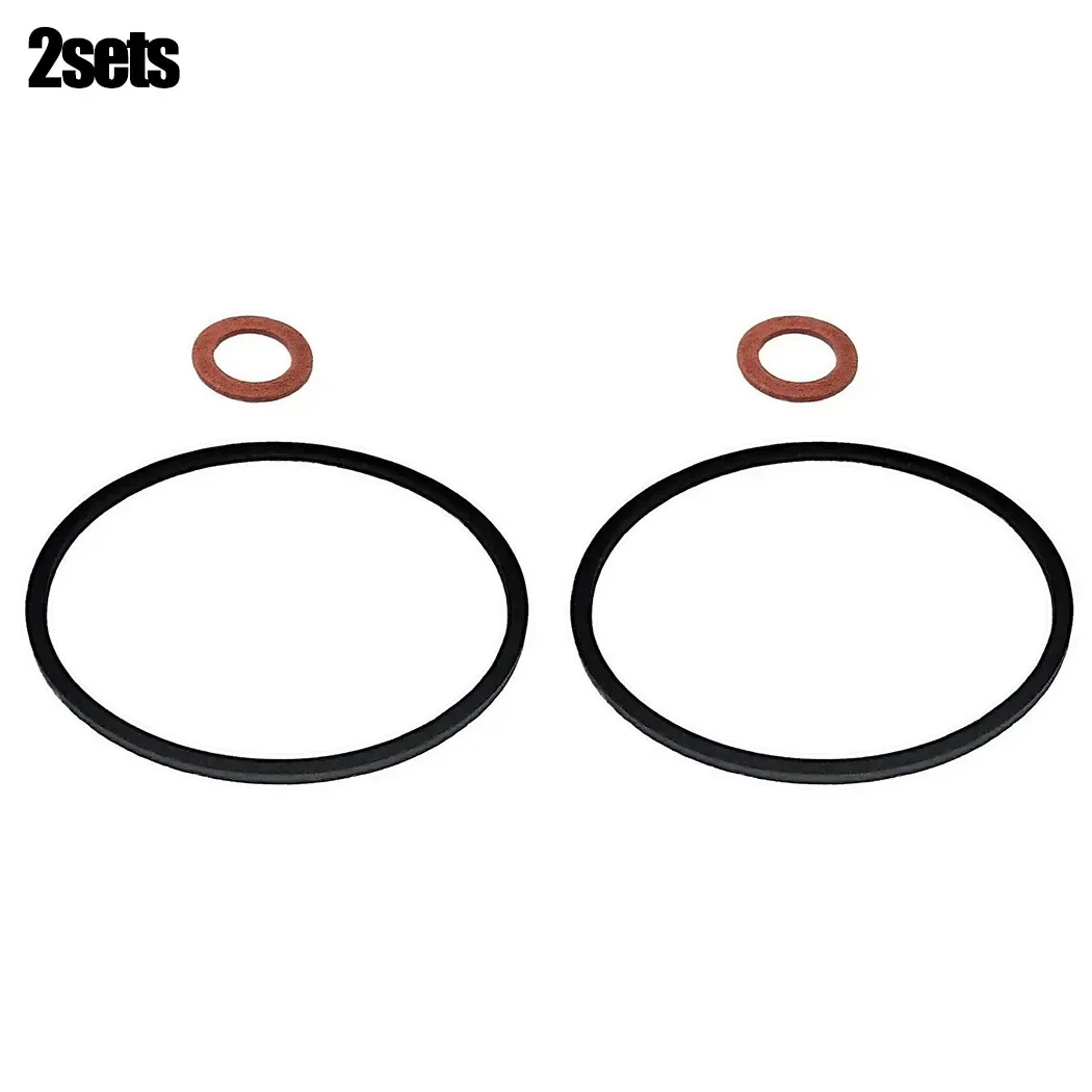 Gasket Set For TK Carburettor Includes 2 Large Float Bowl Gaskets And 2 Bowl Nut Gaskets For Balmoral Lawn Mowers With AQ148