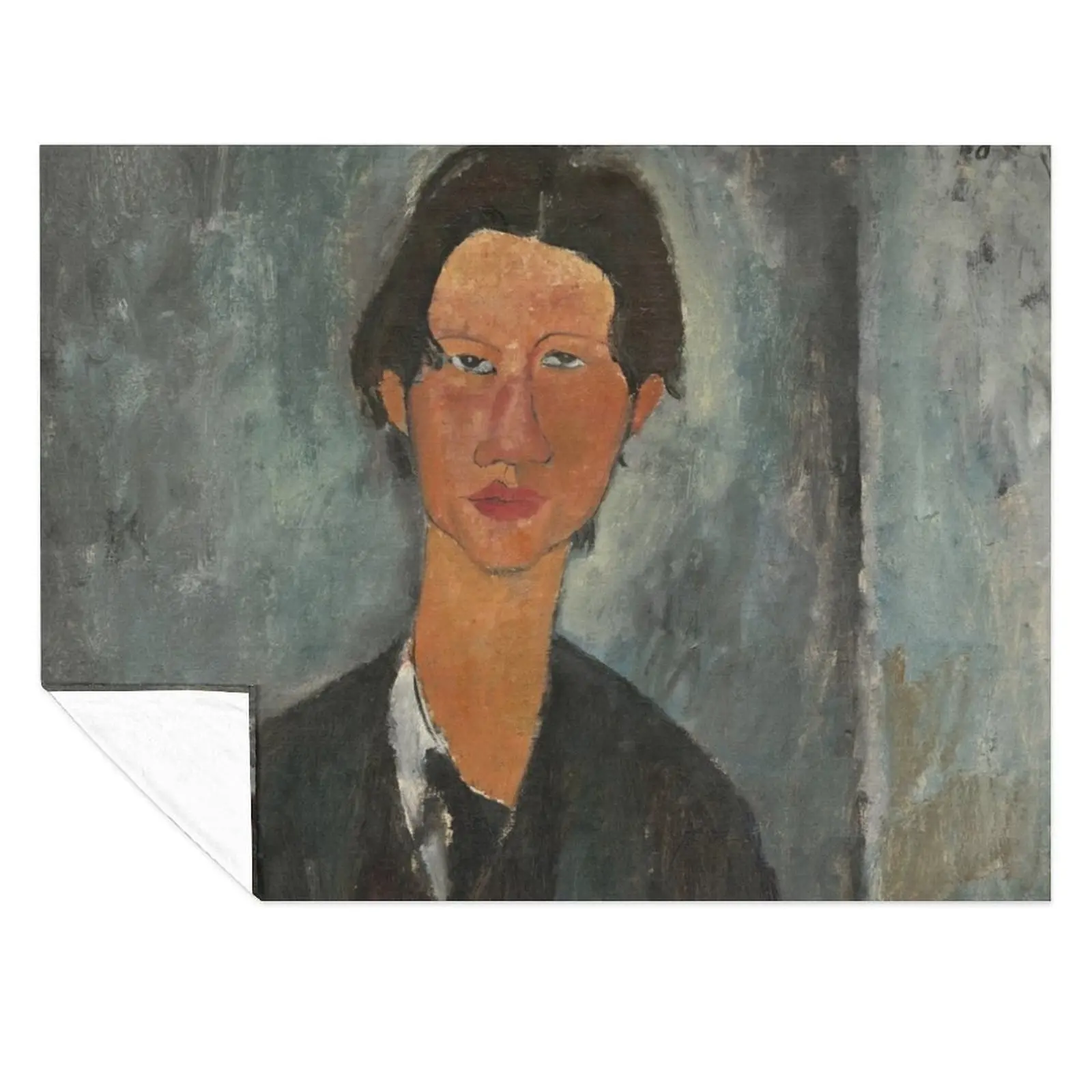 

Amedeo Modigliani. Chaim Soutine, 1917. Throw Blanket Extra Large Throw Luxury Brand Nap Summer Blankets