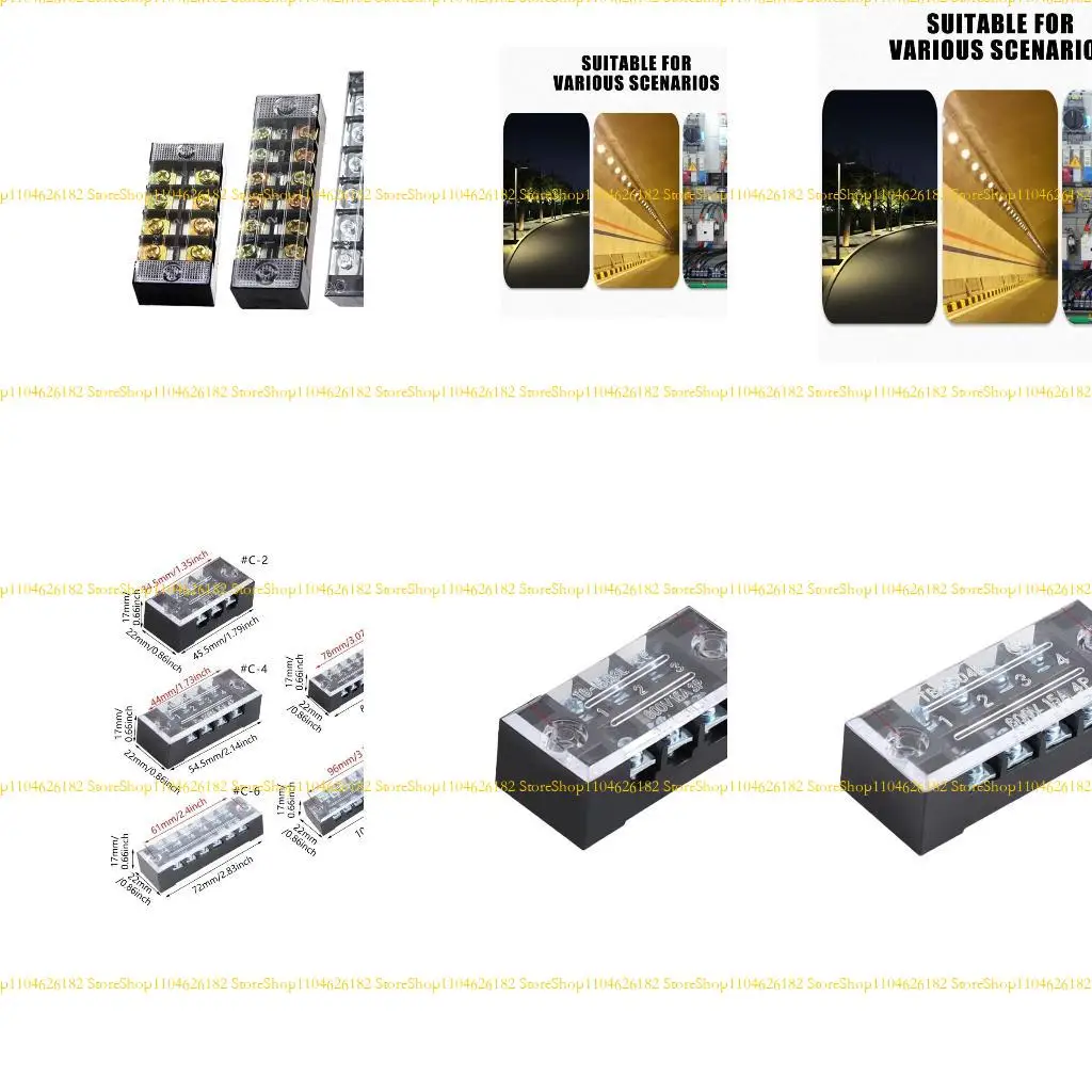 Terminales barrera eléctrica Q2Q4 Panel Panel alambre fijo Terminales bloqueo cable doble Terminales