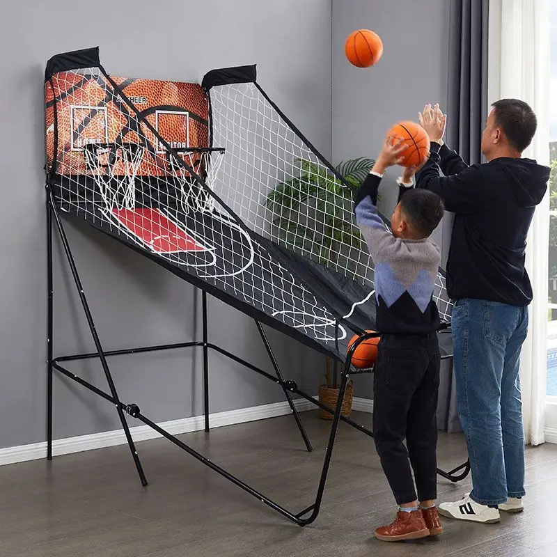 

Indoor Foldable Electronic Shooting Machine Automatic Scoring Home Parent